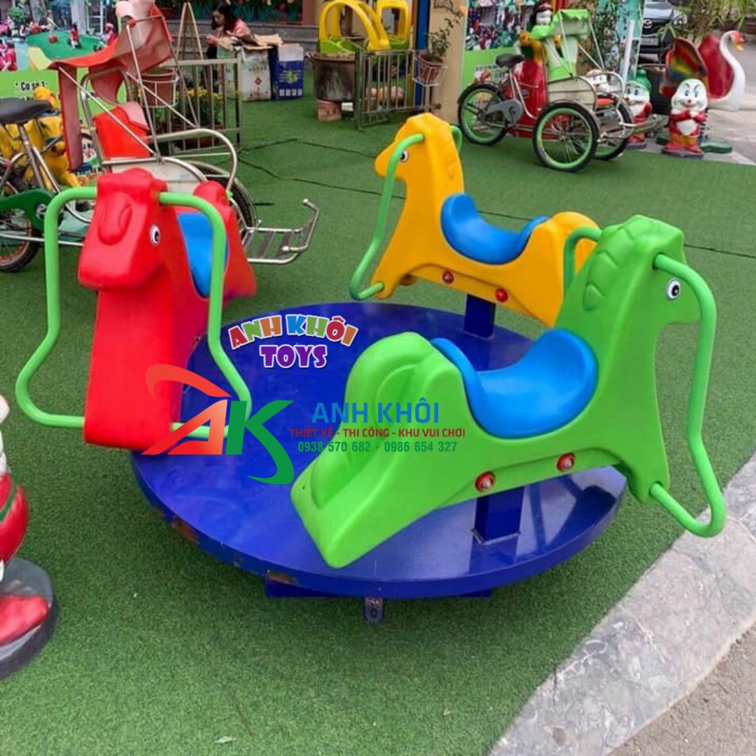 Mâm xoay 3 con ngựa ĐQ07