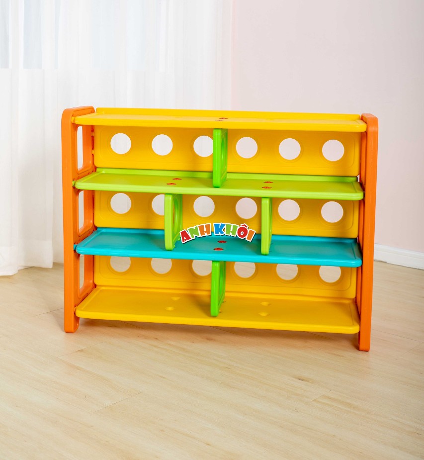 Kệ nhựa 7 khoang cho bé AK0404