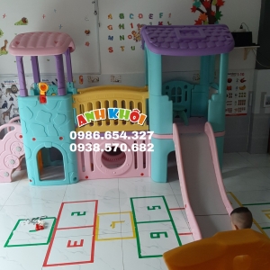 Cầu trượt 2 dễ thương  CT011