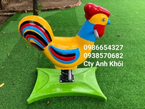 Thú nhún lò xo con gà TN004