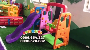 Cầu trượt xích đu vui vẻ CT013