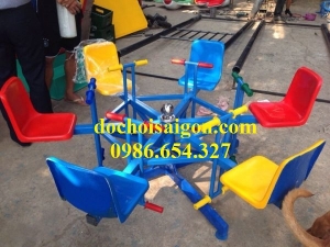 Đu quay 6 ghế nhựa ĐQ13
