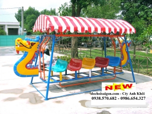 Xích đu rồng 5 ghế XD10