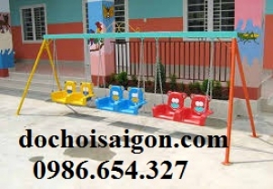 Xích đu 6 ghế gấu XD02