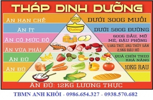 BẢNG THÁP DINH DƯỠNG