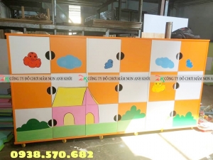 Tủ cặp MDF 18 ô TC09-D1