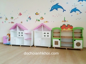 Kệ gỗ MFC đồ chơi