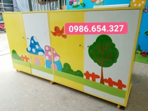 Tủ mền gối MDF 4 cánh TC02-C