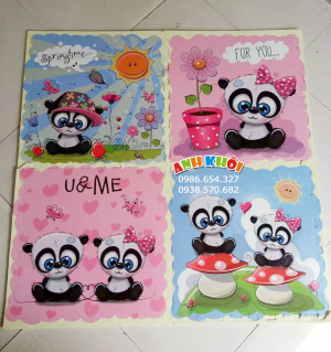 Thảm xốp lót sàn  trẻ em in hình 60 x 60cm