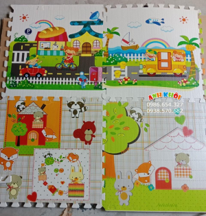Thảm xốp trải sàn hoạt hình vui nhộn