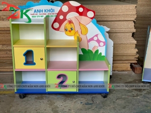 Kệ đồ chơi cây nấm1