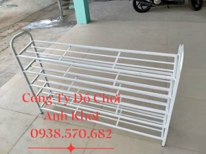 Kệ dép sắt mầm non 5 tầng 