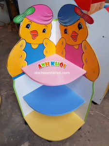 Kệ góc mầm non 2 chú chim