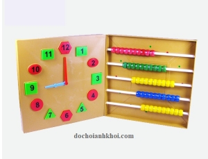 Đồng hồ học đếm 2 mặt1