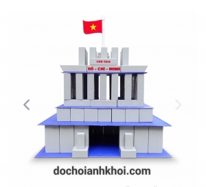 Bộ xếp hình lăng Bác (nhựa)