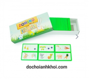 Domino con vật và chấm tròn