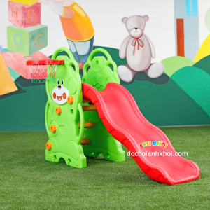 Cầu trượt bóng rổ con Gấu 