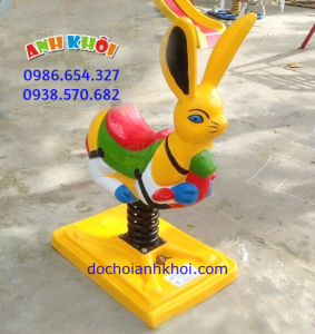 Thú nhún lò xo con thỏ