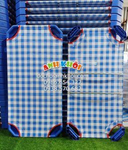 Giường Caro xanh G003