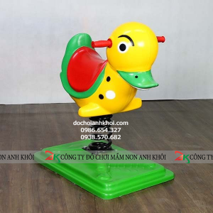 Thú nhún lò xo con vịt mái
