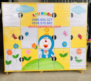 Tủ cặp MDF 15 ô Doremon TC05-D4