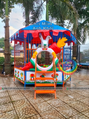 Nhà banh lục giác mặt thỏ