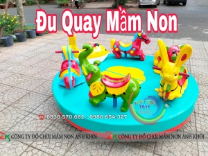Đu quay mâm 6 con thú ĐQ20