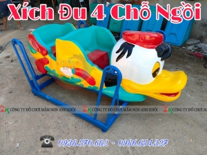 Xích đu 4 chỗ con vịt XD13