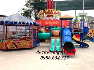 Cầu trượt nhà banh