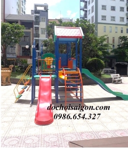 Cầu trượt liên hoàn 100