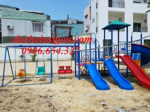Cầu trượt xích đu 093